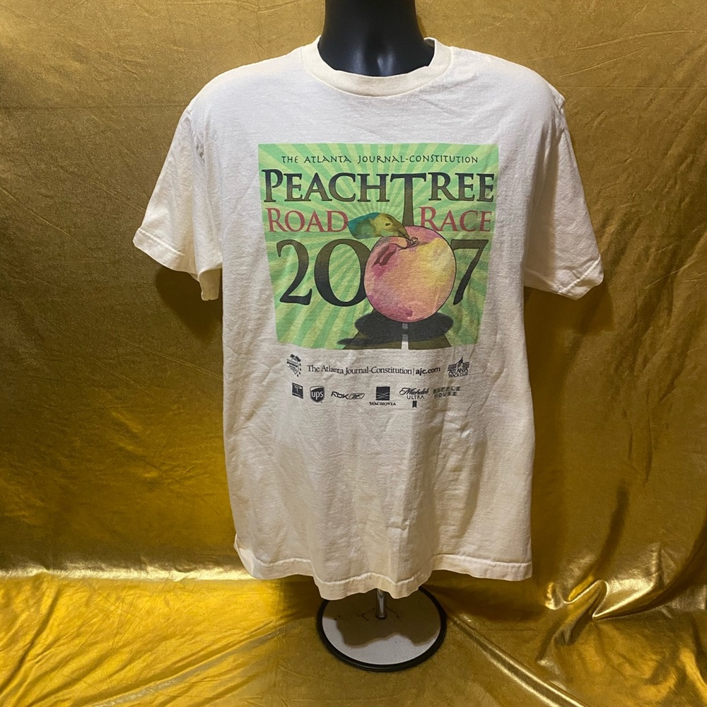 Atlanta Peachtree Road Race 2007 White T-Shirt